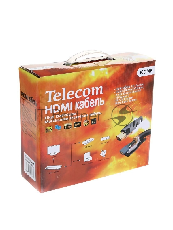 Кабель HDMI-HDMI 20M V2 TCG200F-20M TELECOM