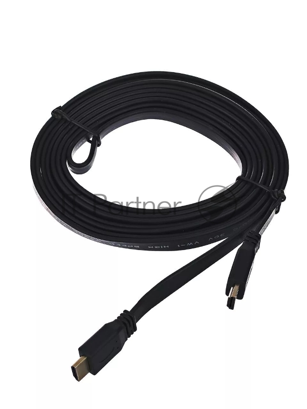 Кабель HDMI 19M/M 1.4V плоский 3m TV-COM <CG200F-3M>