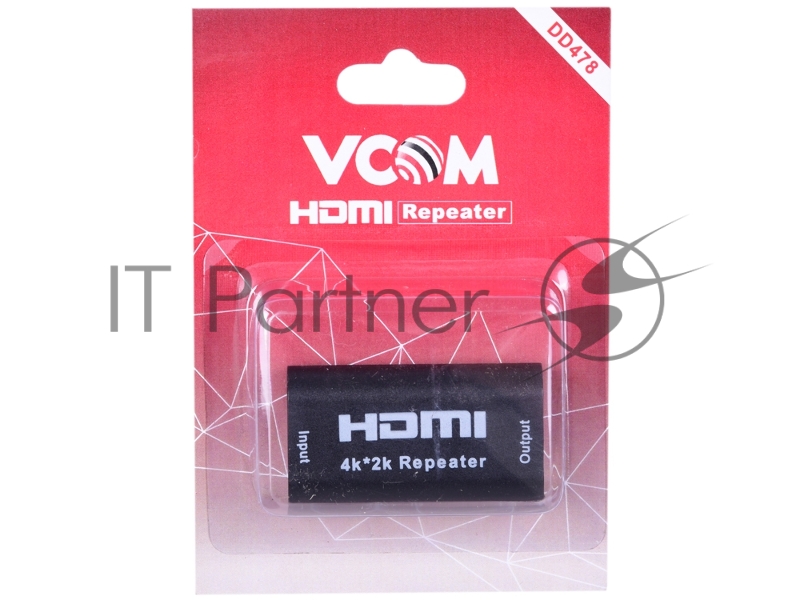 Усилитель (Repeater) HDMI сигнала до 40m VCOM <DD478>