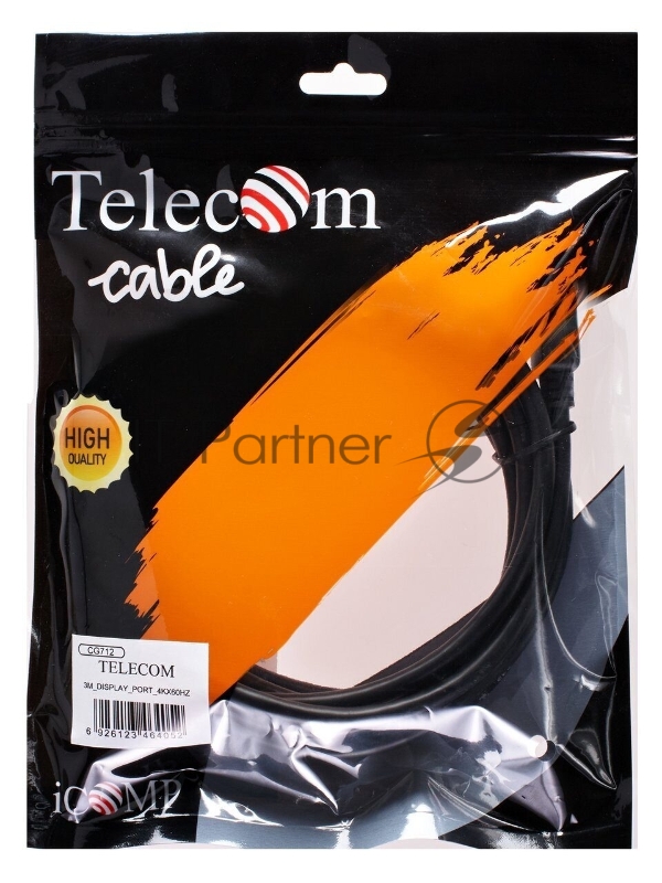 Кабель соединительный Telecom DisplayPort DP-DP 1.2V 4K@60Hz 5м <CG712-5M>