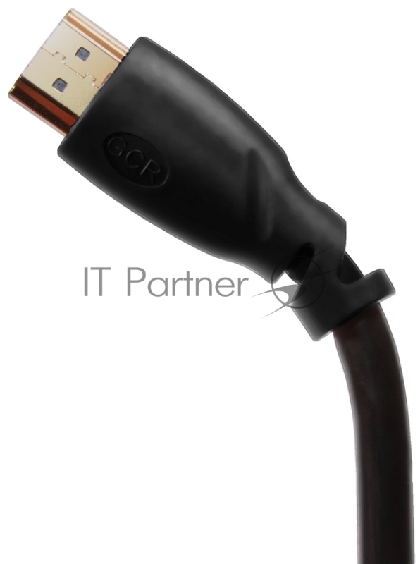 Кабель Greenconnect 0.3m, HDMI версия 2.0 HDR 4:2:2, Ultra HD, 4K 60 fps 60Hz/5K*30Hz, 3D, AUDIO, 18.0 Гбит/с, 28/28 AWG, OD7.3mm, тройной экран, черный, GCR-HM311-0.3m