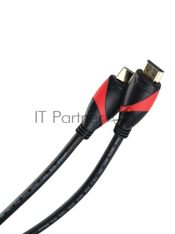 Кабель HDMI 19M/M ver. 2.0 black red, 1.8m VCOM <CG525-R-1.8> Кабель HDMI 19M/M ver. 2.0 black red, 1.8m VCOM <CG525-R-1.8>