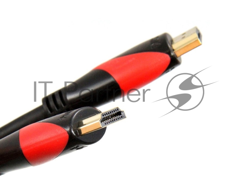 Кабель HDMI 19M/M ver. 2.0 black red, 0.5m VCOM <CG525-R-0.5>