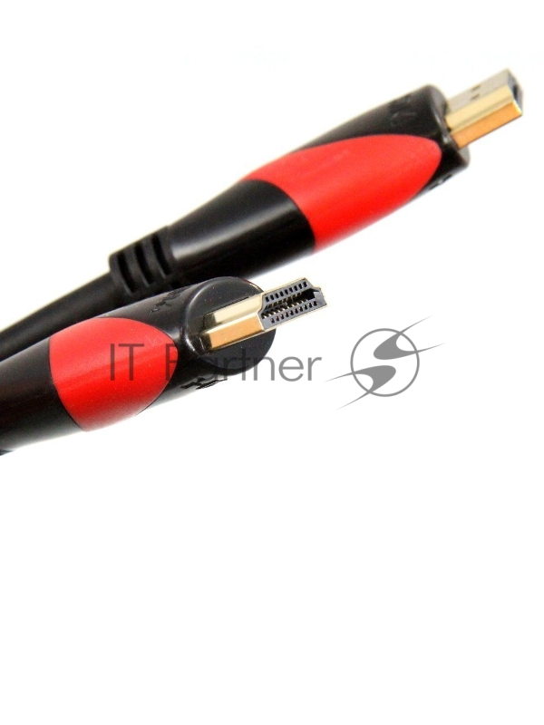 Кабель HDMI 19M/M ver. 2.0 black red, 0.5m VCOM <CG525-R-0.5>