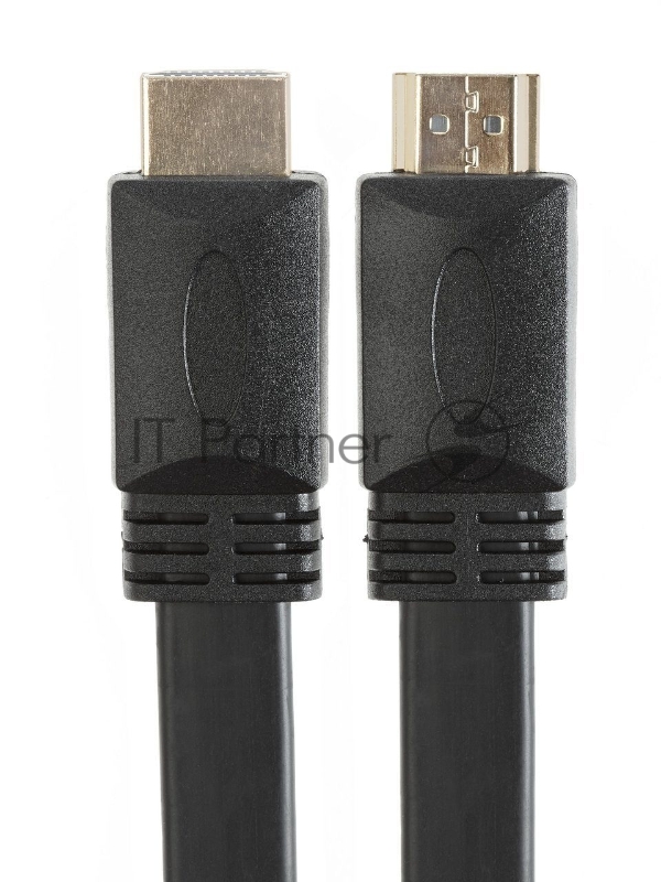 Кабель HDMI 19M/M ,плоский,ver. 2.0, 4K@60 Hz 1m VCOM <CG522F-1M>