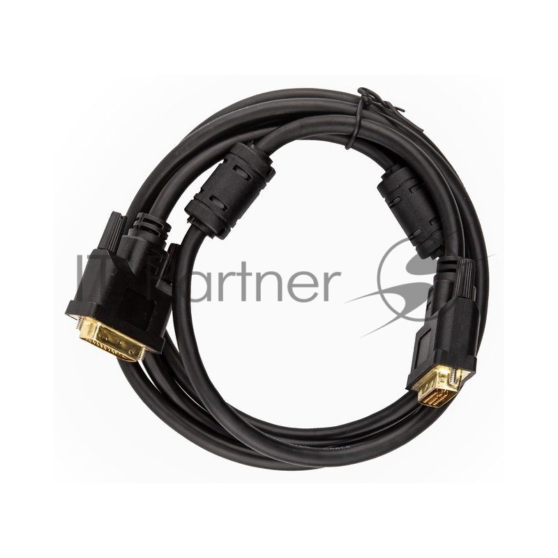 Кабель DVI-D to DVI-D (25M -25M) 2 фильтра, CU, 1,8м, TV-COM <DCG150V-1.8M>