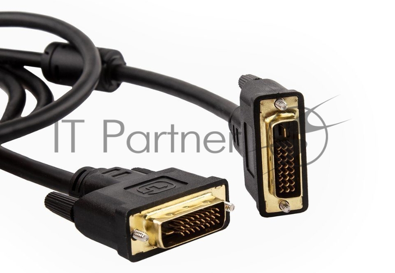 Кабель DVI-D to DVI-D (25M -25M) 2 фильтра, CU, 1,8м, TV-COM <DCG150V-1.8M>