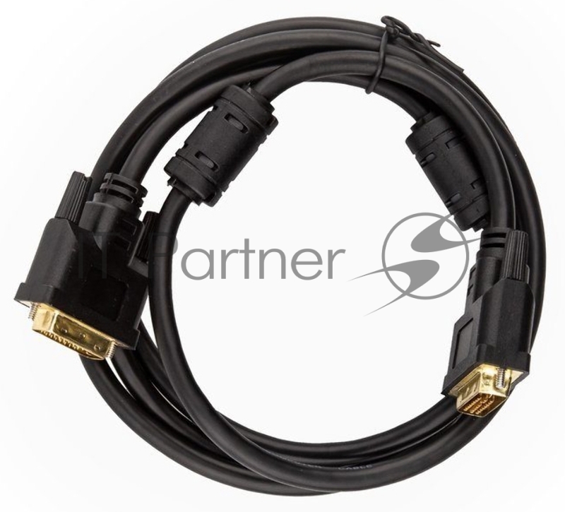 Кабель DVI-D to DVI-D (25M -25M) 2 фильтра, CU, 1,8м, TV-COM <DCG150V-1.8M>