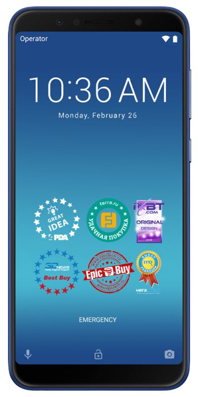 Смартфон Asus ZB602KL ZenFone Max Pro M1 64Gb 4Gb синий моноблок 3G 4G 2Sim 6 1080x2160 Android 8.1