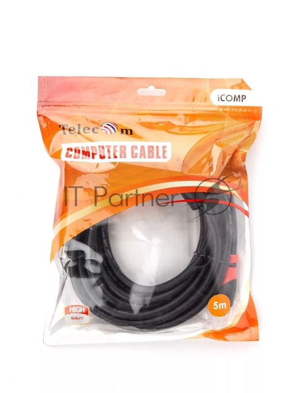 Кабель HDMI-19M --- HDMI-19M ver 2.0 4K*60Hz, 5m 2F TELECOM PRO <TCG220F-5M>