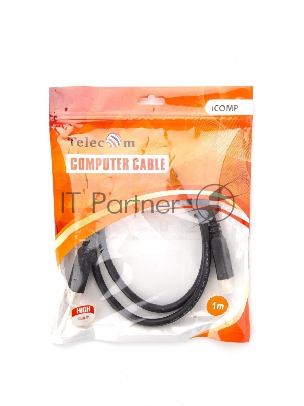 Кабель соединительный DP-DP 1.2V 4K@60Hz 1м TELECOM PRO <CG720-1M>