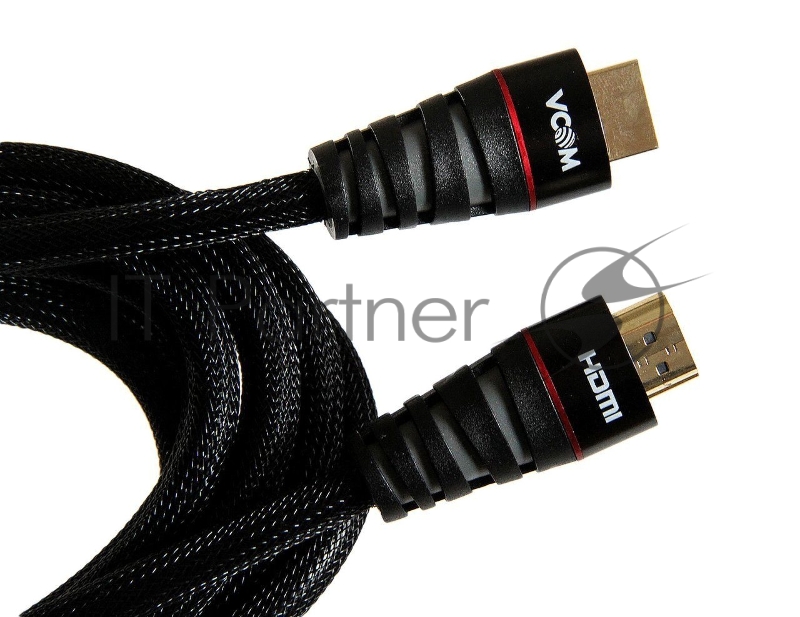 Кабель HDMI 19M/M ver. 2.0 черные коннекторы, 3m VCOM <CG526S-B-3M> Blister Кабель HDMI 19M/M ver. 2.0 черные коннекторы, 3m VCOM <CG526S-B-3M> Blister