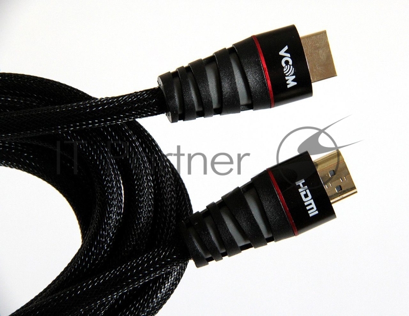 Кабель HDMI 19M/M ver. 2.0 черные коннекторы, 3m VCOM <CG526S-B-3M> Blister Кабель HDMI 19M/M ver. 2.0 черные коннекторы, 3m VCOM <CG526S-B-3M> Blister