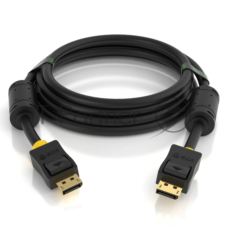 GCR Кабель PROF 3.0m DisplayPort v1.4, 8 K 60Hz, 4 K 165Hz, 20M/20M, черный, ферритовые кольца, 28/28 AWG, GCR-51915 GCR Кабель PROF 3.0m DisplayPort v1.4, 8 K 60Hz, 4 K 165Hz, 20M/20M, черный, ферритовые кольца, 28/28 AWG, GCR-51915