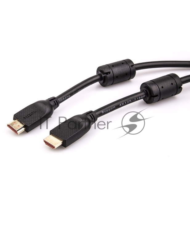 Кабель Aopen HDMI 19M/M ver 2.0, 3М,2 фильтра, Aopen/Qust <ACG517D-3M>