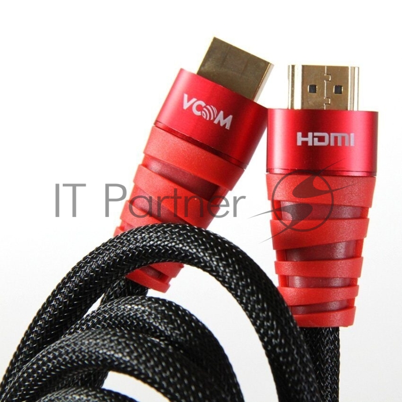 Кабель HDMI 19M/M ver. black and red 2.0, 1,8m VCOM <CG526S-R-1.8M> Blister Кабель HDMI 19M/M ver. black and red 2.0, 1,8m VCOM <CG526S-R-1.8M> Blister
