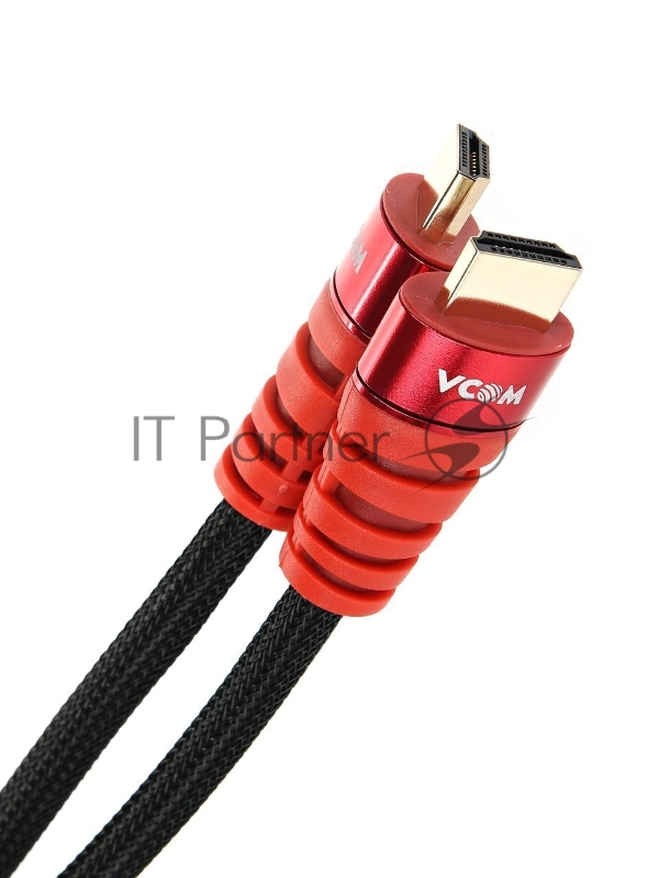 Кабель HDMI 19M/M ver. black and red 2.0, 3m VCOM <CG526S-R-3M> Blister Кабель HDMI 19M/M ver. black and red 2.0, 3m VCOM <CG526S-R-3M> Blister