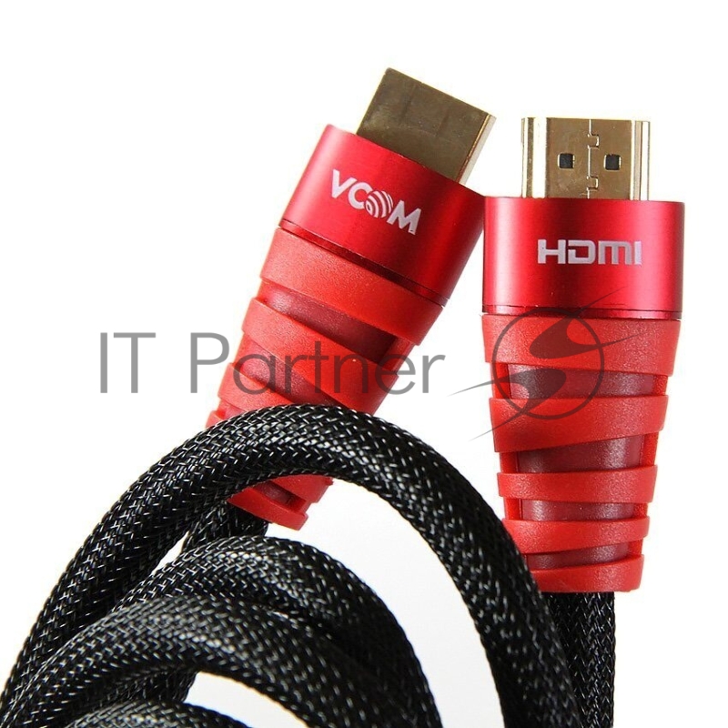 Кабель HDMI 19M/M ver. black and red 2.0, 3m VCOM <CG526S-R-3M> Blister Кабель HDMI 19M/M ver. black and red 2.0, 3m VCOM <CG526S-R-3M> Blister