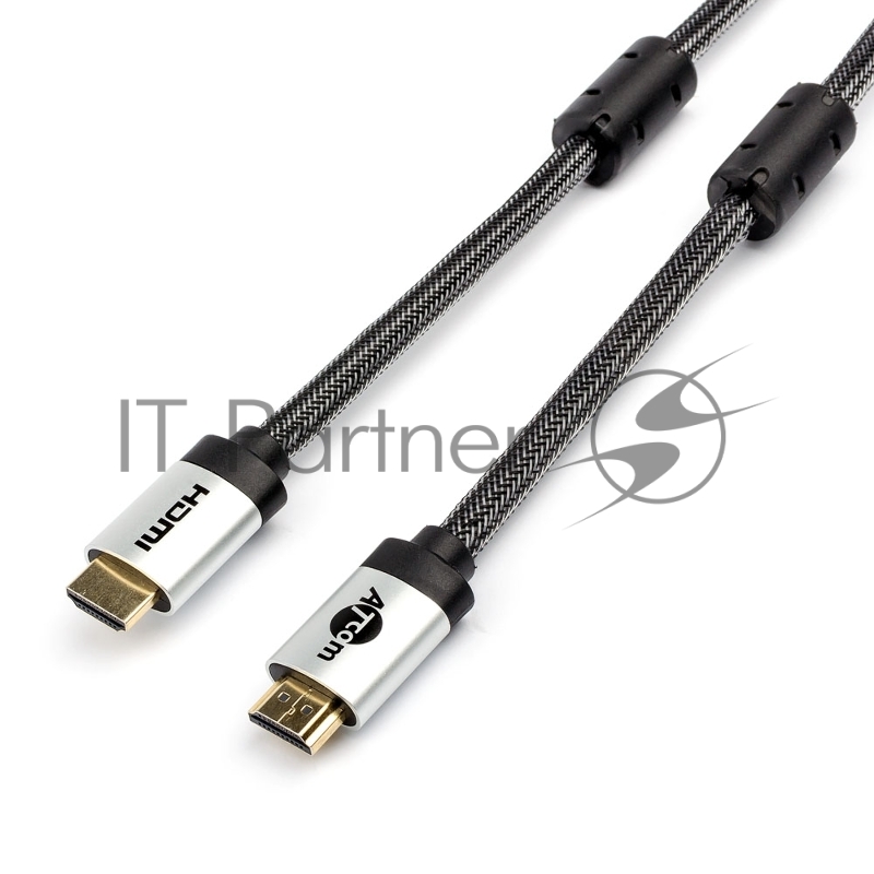 Кабель HDMI 15 м (HIGH speed, Metal gold, в чулке, в пакете) Кабель HDMI 15 м (HIGH speed, Metal gold, в чулке, в пакете)
