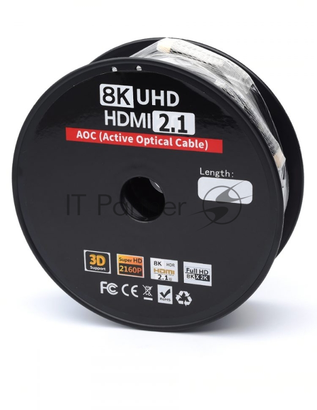 Кабель HDMI 50 м (HIGH speed, Metal gold, Optical) 8K VER 2.1 Кабель HDMI 50 м (HIGH speed, Metal gold, Optical) 8K VER 2.1