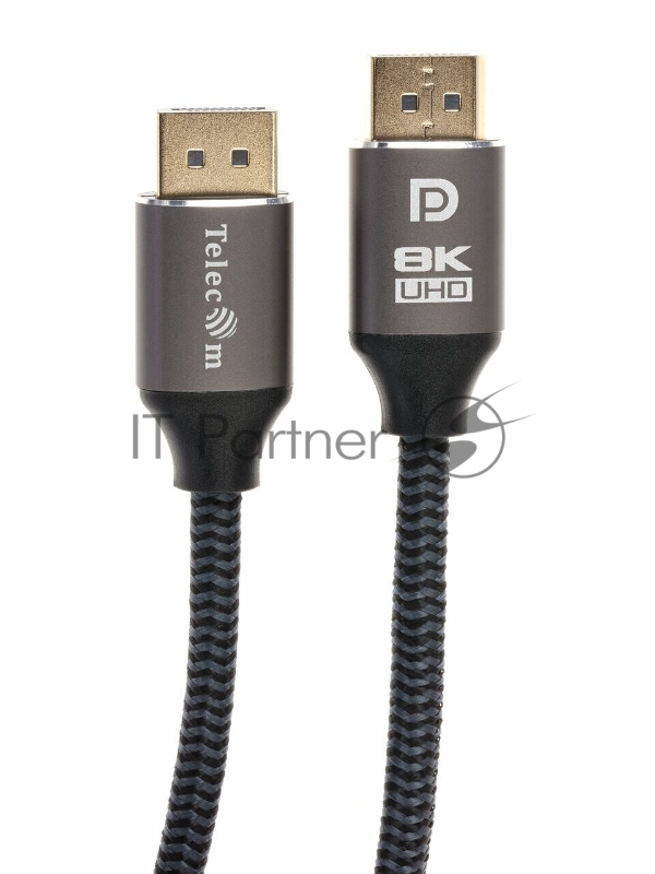 Кабель соединительный DP-DP 1.4V 8K@60Hz 2м, Telecom Pro <TCG750-2M>