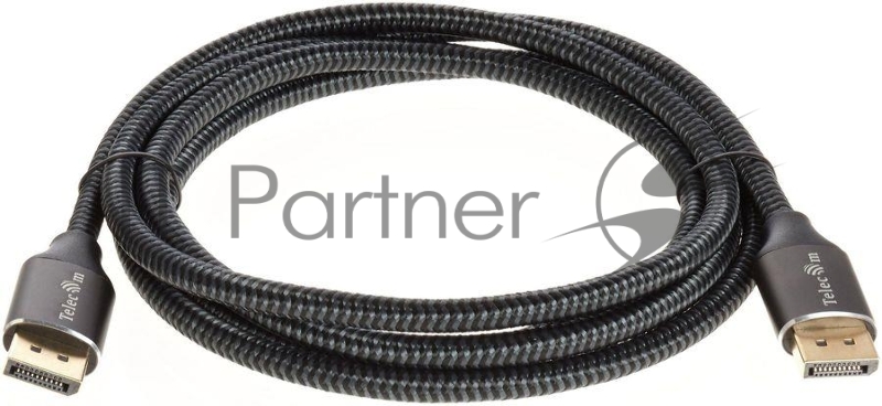 Кабель соединительный DP-DP 1.4V 8K@60Hz 2м, Telecom Pro <TCG750-2M>