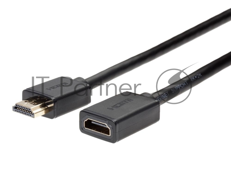 Кабель удлинительный HDMI-19M---HDMI-19F ver 2.0, 3m, TELECOM TCG235MF-3M