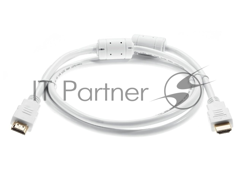 Кабель HDMI 19M/M ver 2.0, 1.8М, белый Aopen/Qust <ACG711DW-1.8M>