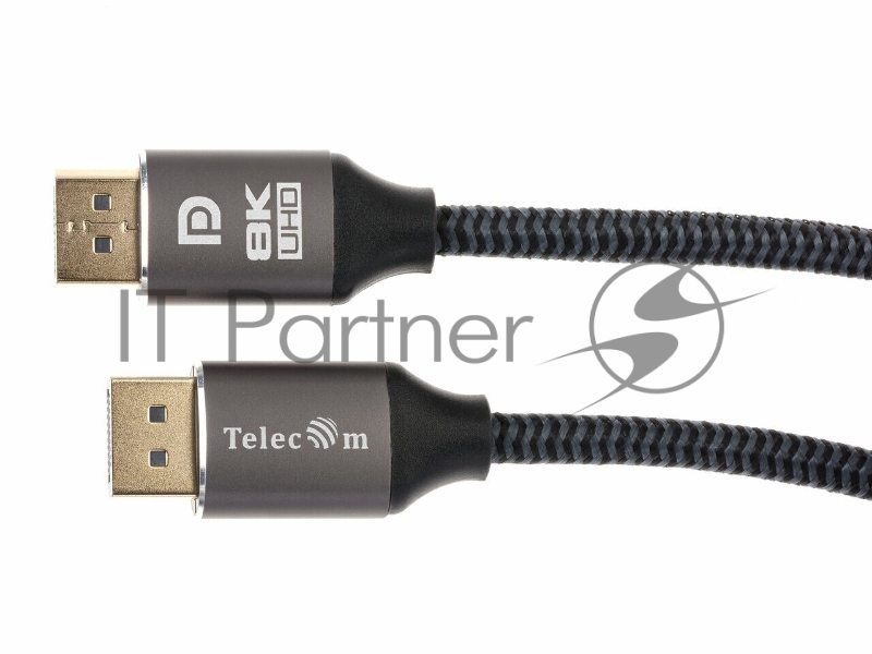 Кабель соединительный DP-DP 1.4V 8K@60Hz 1.5м, Telecom Pro <TCG750-1.5M>