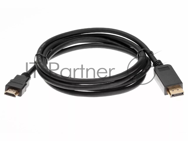 Кабель-переходник DisplayPort M-> HDMI M 4K@30Hz 1.8m Aopen/Qust <ACG608-1.8M>