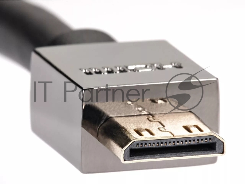 Кабель HDMI-19M --MiniHDMI-19M ver 2.0+3D/Ethernet,1m метал разъемы VCOM <CG506AC-1M>