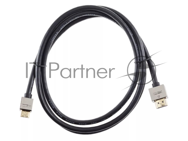 Кабель HDMI-19M --MiniHDMI-19M ver 2.0+3D/Ethernet,1.5m метал разъемы VCOM <CG506AC-1.5M>