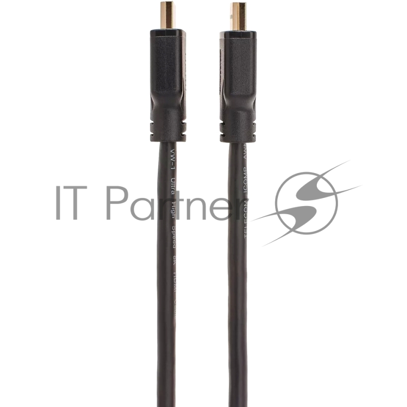 Кабель HDMI 19M/M,ver. 2.1, 8K@60 Hz 1.5m Telecom/VCOM <TCG255-1.5M>