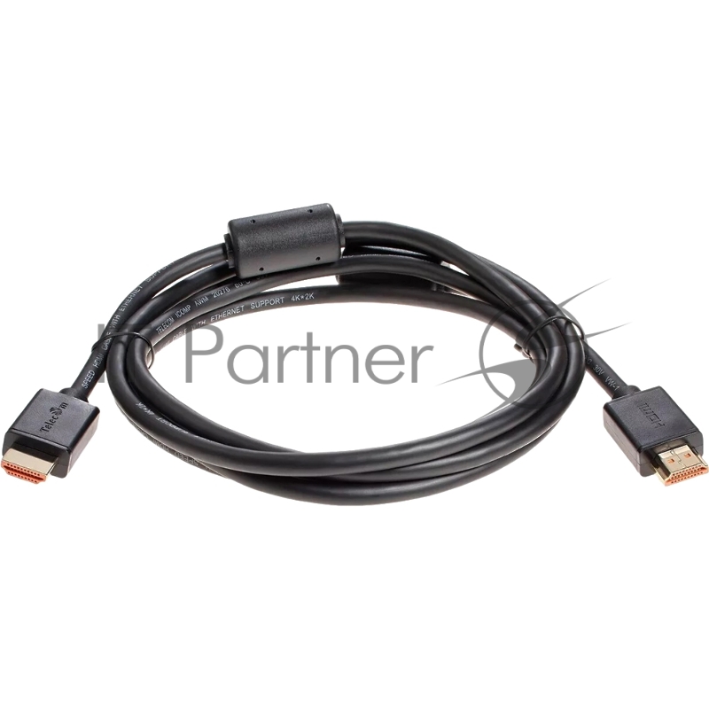 Кабель HDMI-19M --- HDMI-19M ver 2.0+3D/Ethernet ,2m, 2 фильтра Telecom/VCOM <TCG215F-2M>