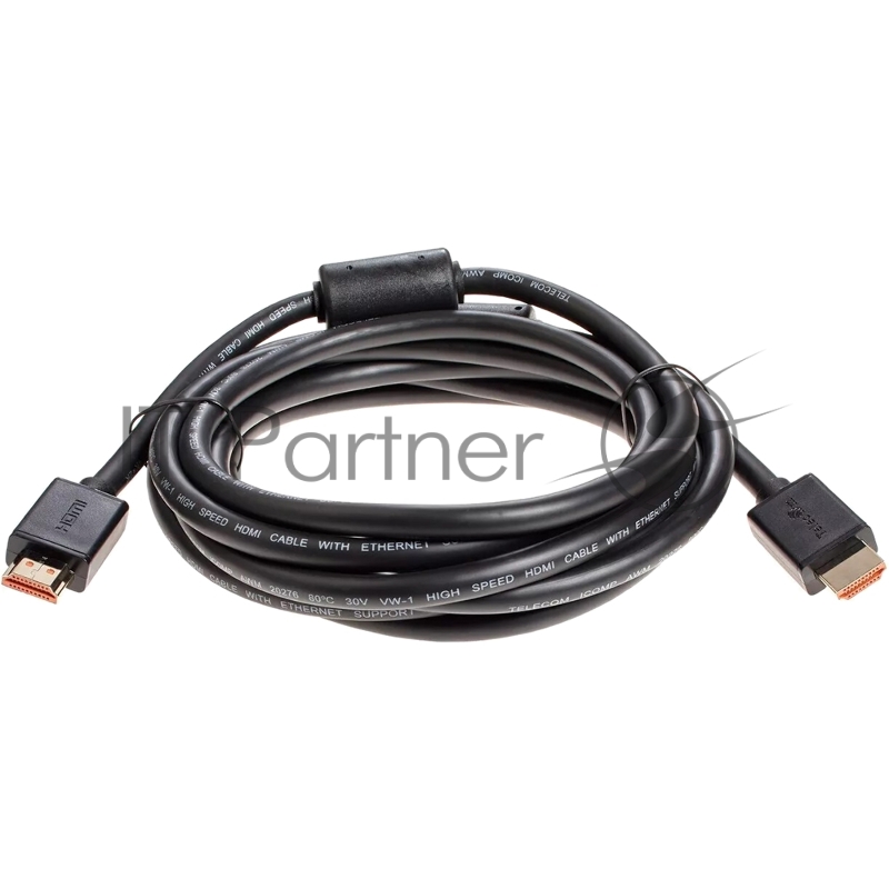 Кабель HDMI-19M --- HDMI-19M ver 2.0+3D/Ethernet ,3m, 2 фильтра Telecom/VCOM <TCG215F-3M>