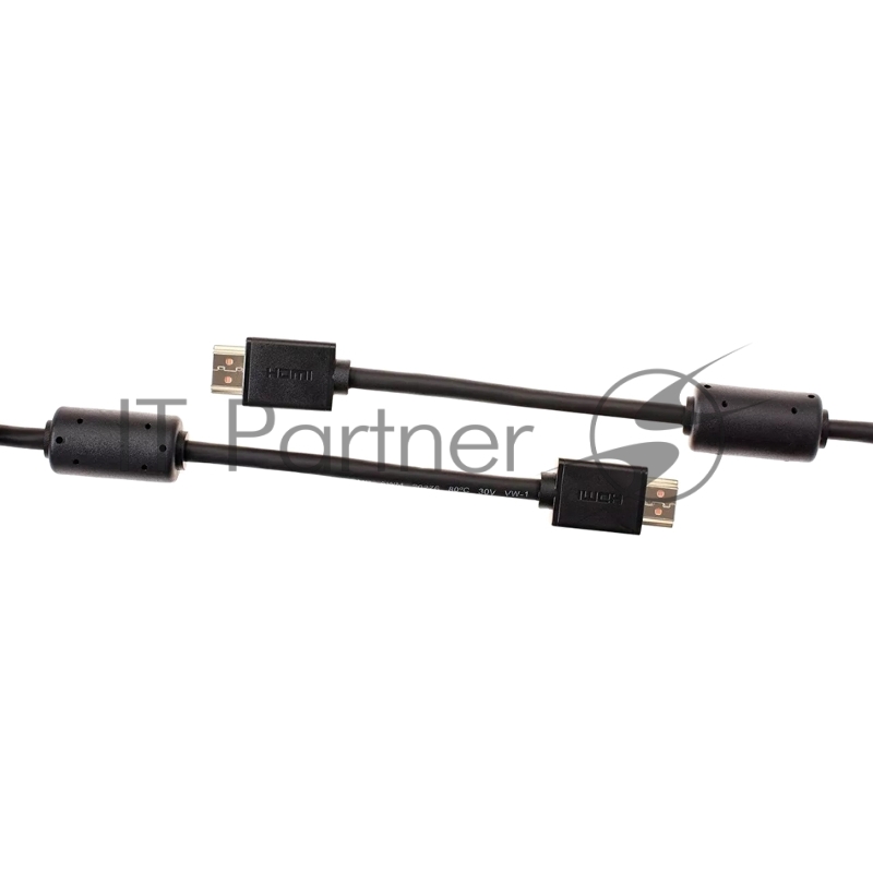 Кабель HDMI-19M --- HDMI-19M ver 2.0+3D/Ethernet ,5m, 2 фильтра Telecom/VCOM <TCG215F-5M>