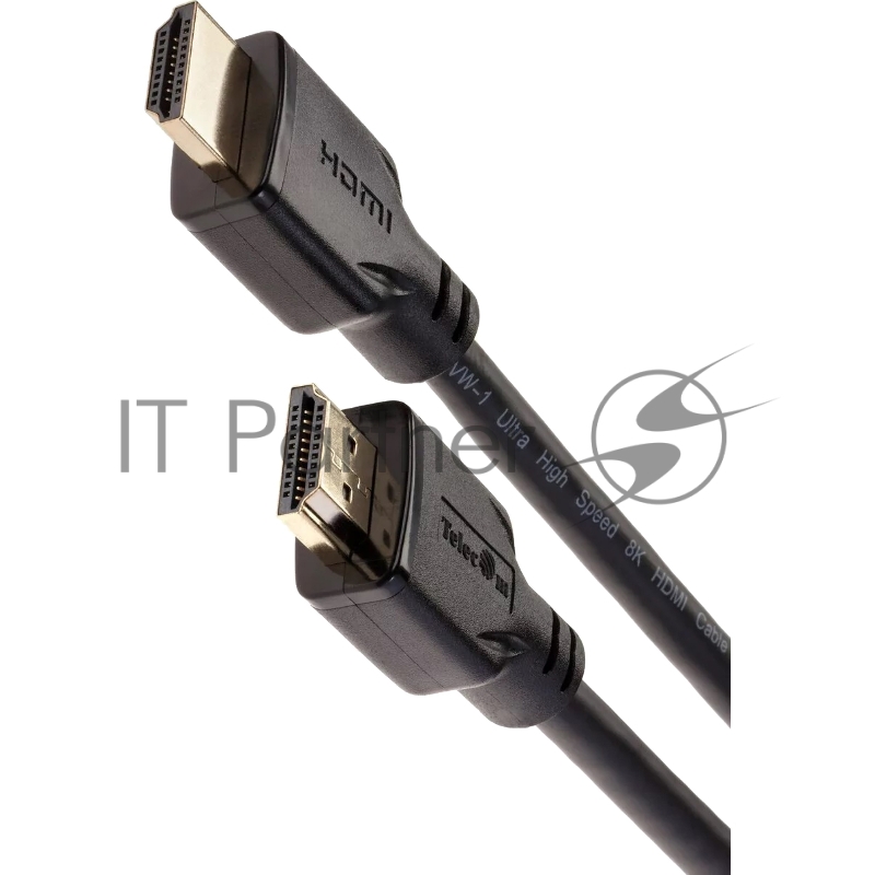 Кабель HDMI 19M/M,ver. 2.1, 8K@60 Hz 0.5m Telecom/VCOM <TCG255-0.5M>