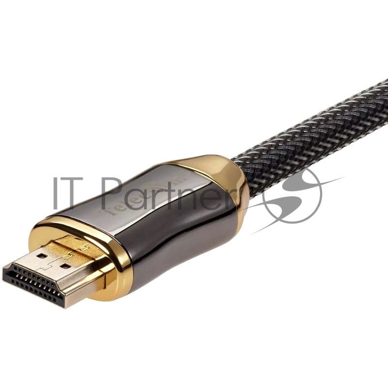 Кабель HDMI 19M/M,ver. 2.1, 8K@60 Hz 3m метал разъемы, нейлоновая оплетка Telecom <TCG300-3M>
