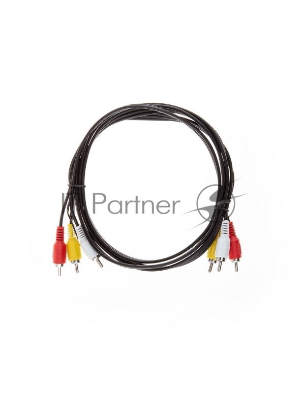 Кабель VCOM VAV7150-1.5M Кабель соединительный 3xRCA (M) - 3xRCA (M), 1,5m