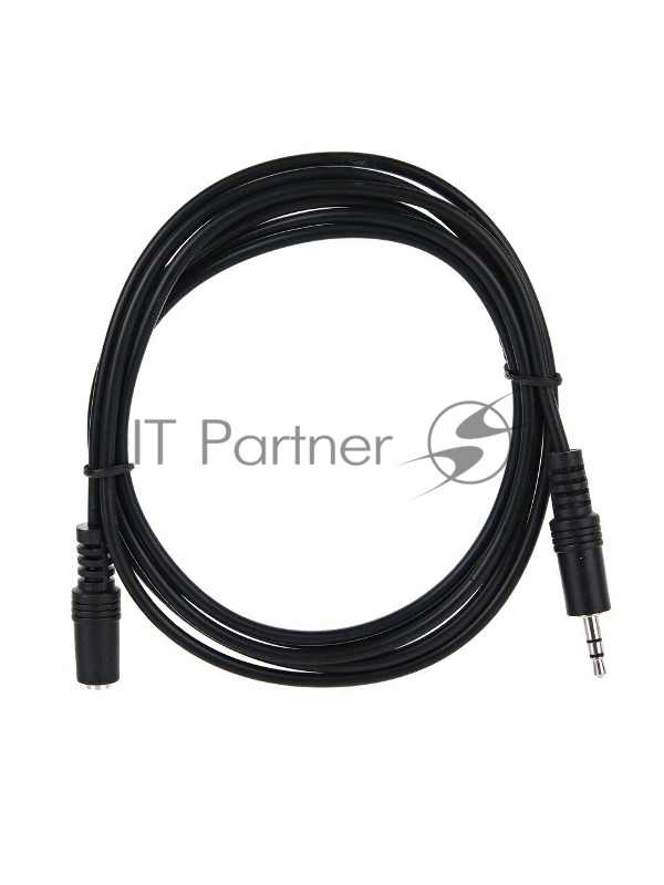 Кабель VCOM VAV7179-1.8M Кабель удлинительный 3.5 Jack (M) - 3.5 Jack (F), стерео, аудио, 1.8м