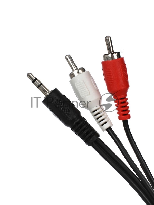 Кабель VCOM VAV7183-1.8M Кабель соединительный 3.5 Jack (M) - 2xRCA (M), стерео, аудио, 1.8м