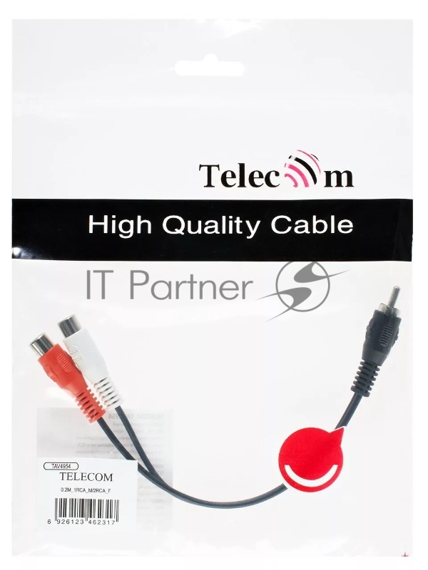 Кабель-разветвитель Telecom 1RCA (M) - 2RCA (F)<TAV4954-0.2M>
