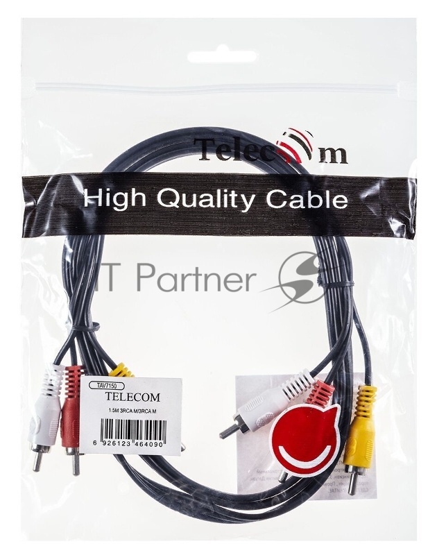 Кабель соединительный Telecom 3xRCA (M) - 3xRCA (M)
