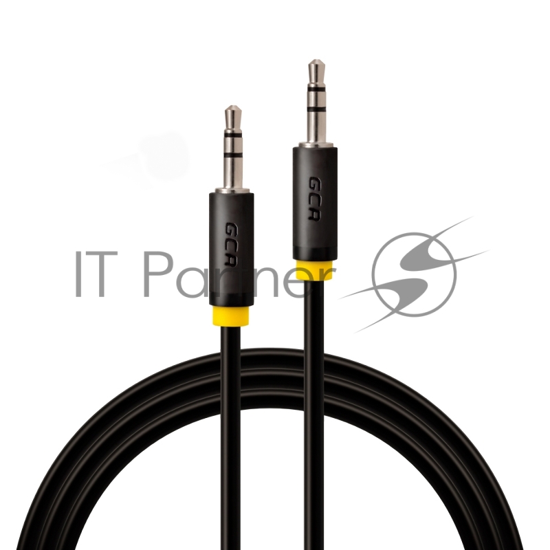 Greenconnect Кабель аудио 2.0m jack 3,5mm/jack 3,5mm черный, желтая окантовка, ультрагибкий, 28 AWG, M/M, Premium GCR-AVC1114-2.0m, экран, стерео Greenconnect Кабель аудио 2.0m jack 3,5mm/jack 3,5mm черный, желтая окантовка, ультрагибкий, 28 AWG, M/M