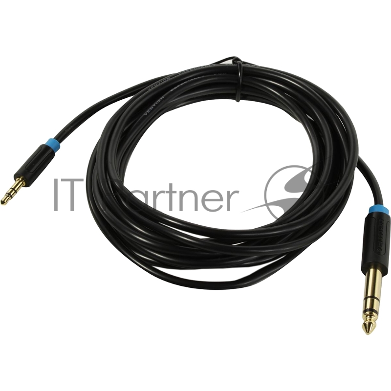 Кабель Vention аудио Jack 6,5 mm M/ 3,5 M - 3 м BABBI