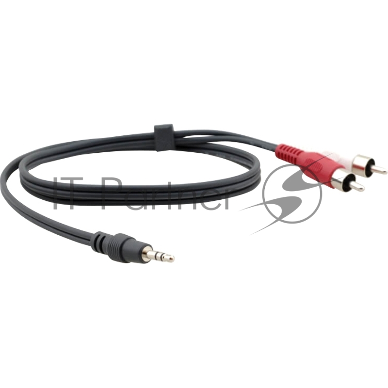 Кабель 3.5mm Audio на 2 RCA (Вилка - Вилки), 3 м