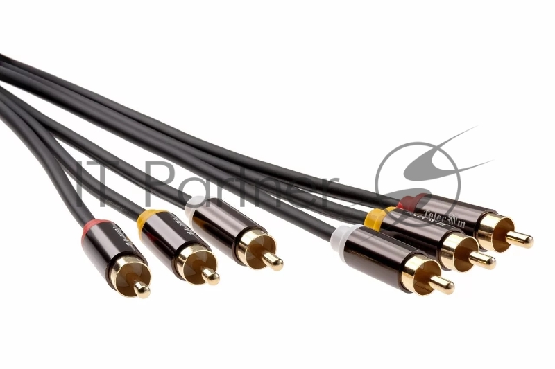 Кабель соединит 3xRCA (M) - 3xRCA (M), 1.5m TelecomPRO<TAV7150M-1.5M>