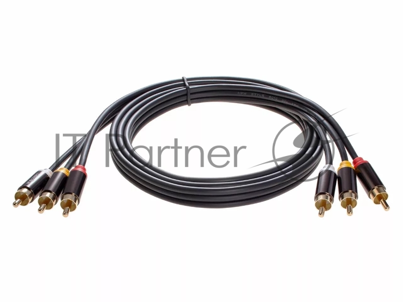 Кабель соединит 3xRCA (M) - 3xRCA (M), 1.5m TelecomPRO<TAV7150M-1.5M>