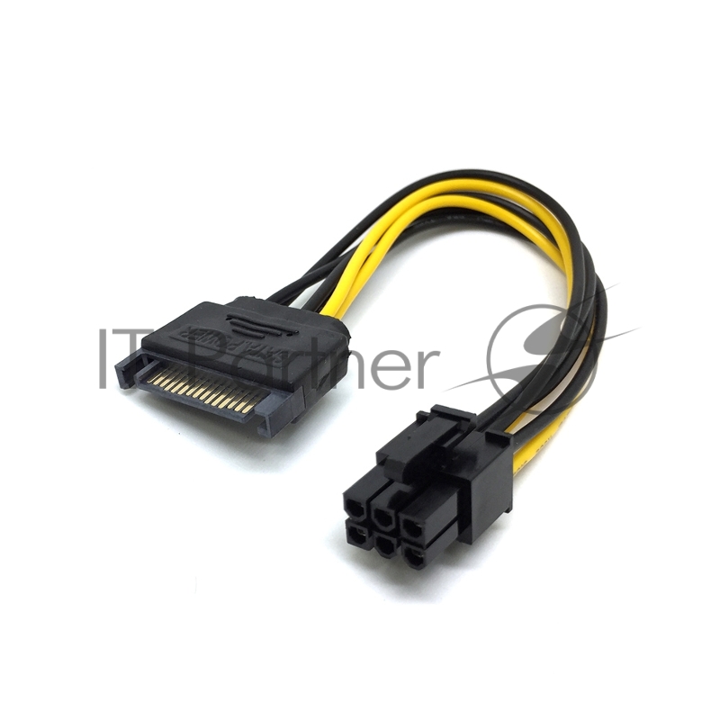 Переходник/удлинитель Espada USB Riser card PCI-E x1 Male to PCI-E x16 Female с питанием 6Pin, EpciEkit, в комплекте кабель usb 3.0
