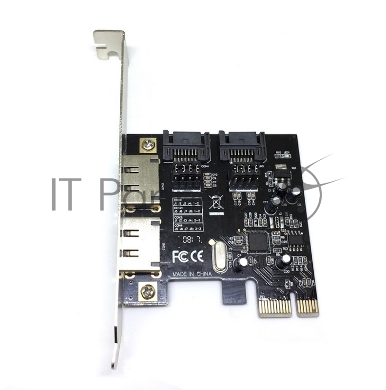 Контроллер PCI-E, SATA3 2 int + 2 ext, ASM1061 (ES3A1061), Espada, oem